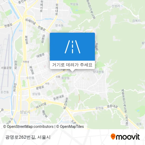 광명로262번길 지도