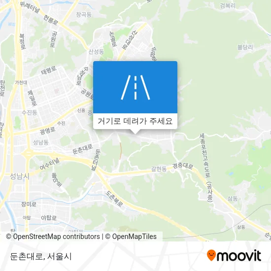 둔촌대로 지도