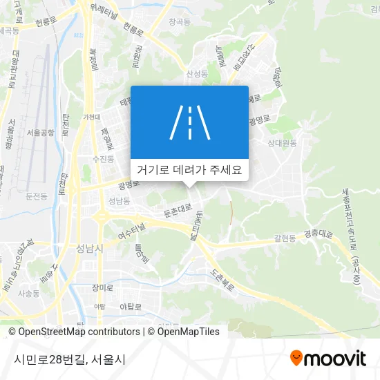시민로28번길 지도