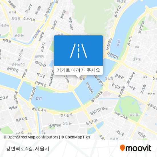 강변역로4길 지도