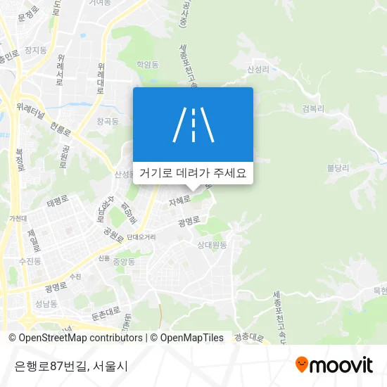 은행로87번길 지도