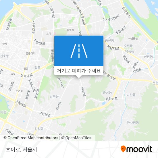 초이로 지도