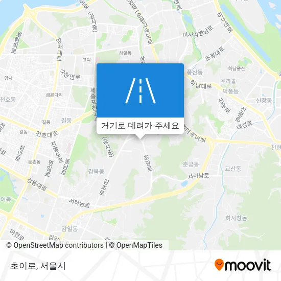 초이로 지도