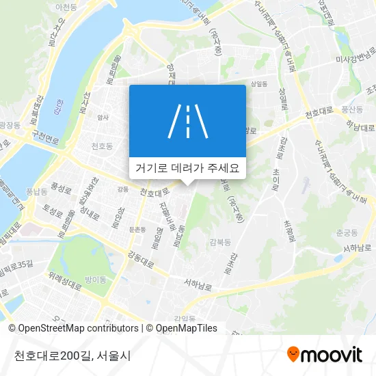 천호대로200길 지도