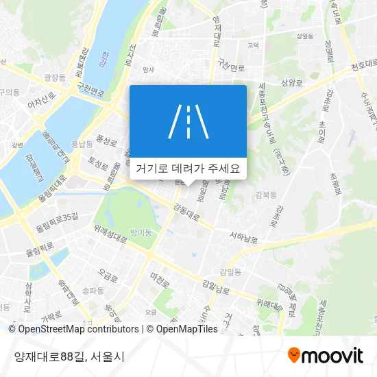 양재대로88길 지도