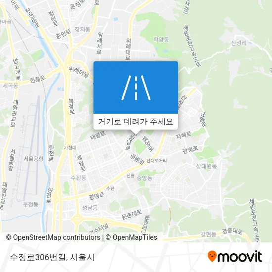 수정로306번길 지도