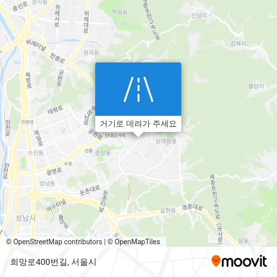 희망로400번길 지도