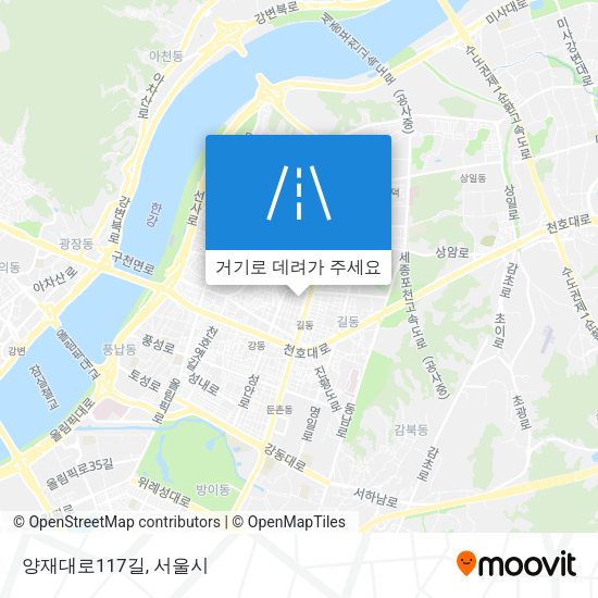 양재대로117길 지도