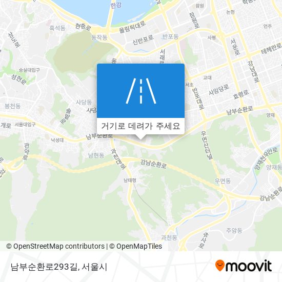 남부순환로293길 지도