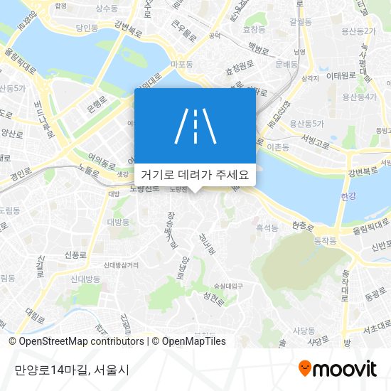 만양로14마길 지도
