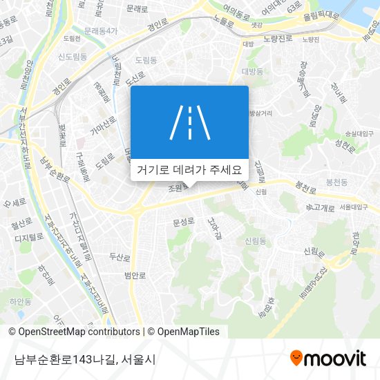 남부순환로143나길 지도
