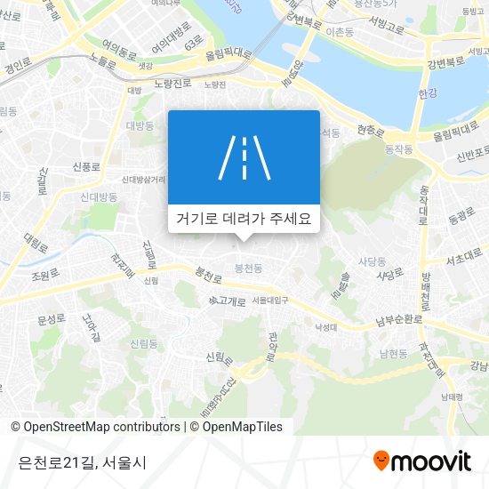 은천로21길 지도