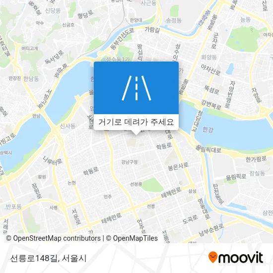 선릉로148길 지도