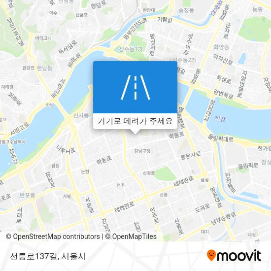 선릉로137길 지도