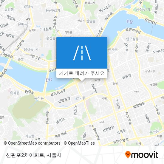 신판포2차아파트 지도