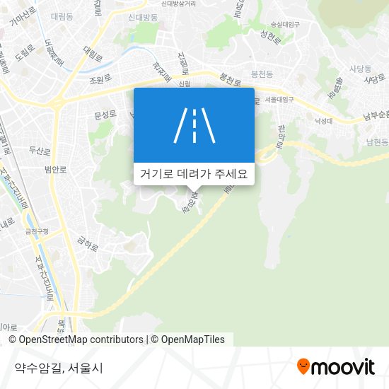 약수암길 지도