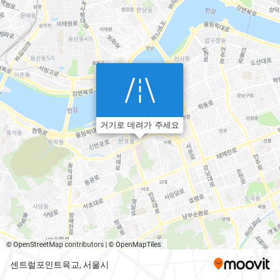 센트럴포인트육교 지도