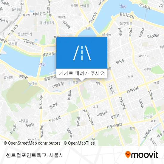 센트럴포인트육교 지도