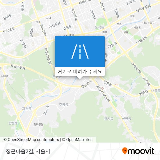 장군마을2길 지도
