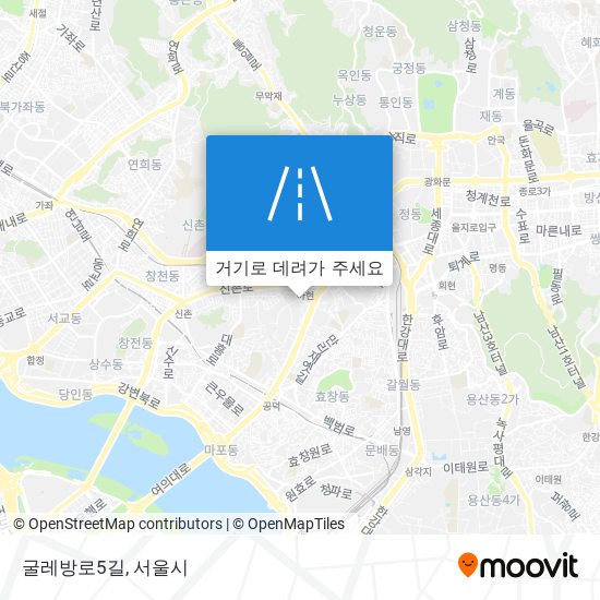 굴레방로5길 지도