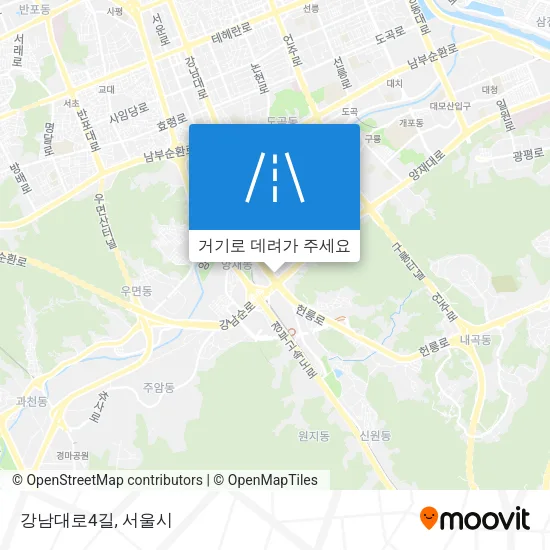 강남대로4길 지도