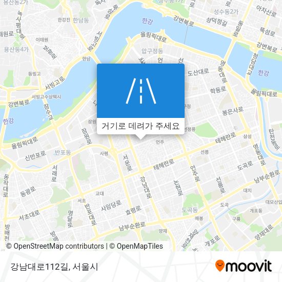 강남대로112길 지도