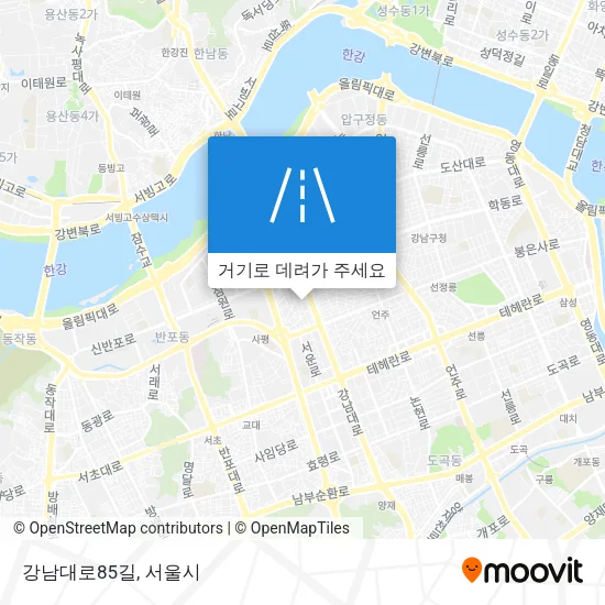 강남대로85길 지도