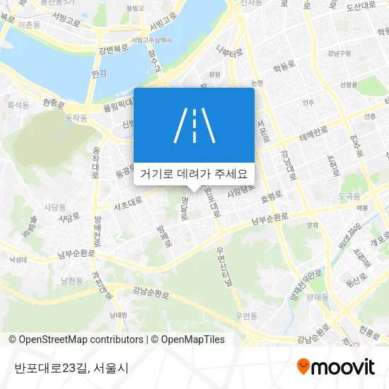 반포대로23길 지도