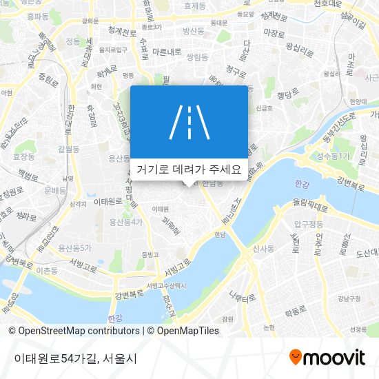 이태원로54가길 지도