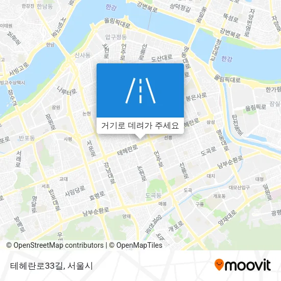 테헤란로33길 지도