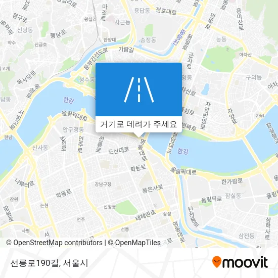 선릉로190길 지도