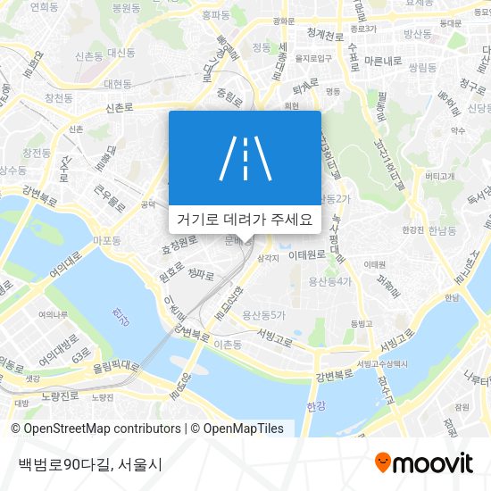 백범로90다길 지도