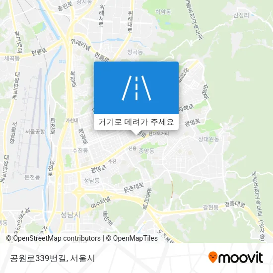 공원로339번길 지도