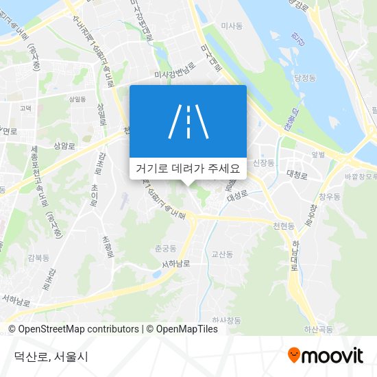 덕산로 지도
