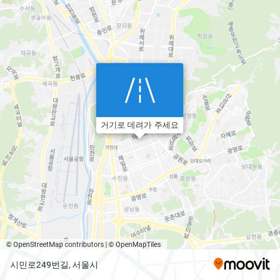 시민로249번길 지도