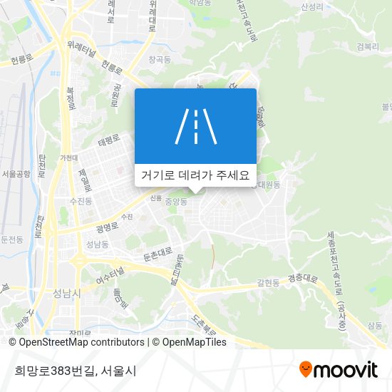 희망로383번길 지도