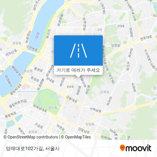 양재대로102가길 지도