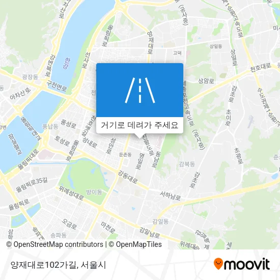 양재대로102가길 지도