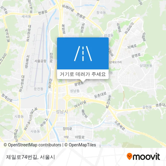 제일로74번길 지도