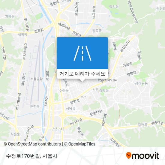 수정로170번길 지도