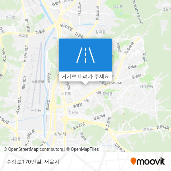 수정로170번길 지도