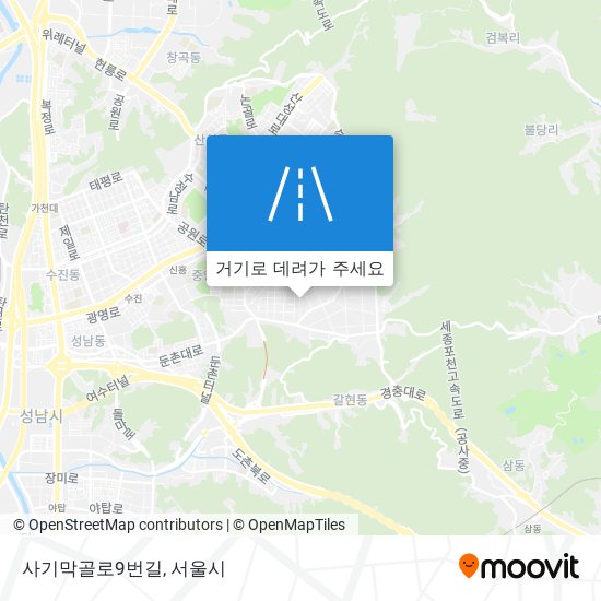 사기막골로9번길 지도