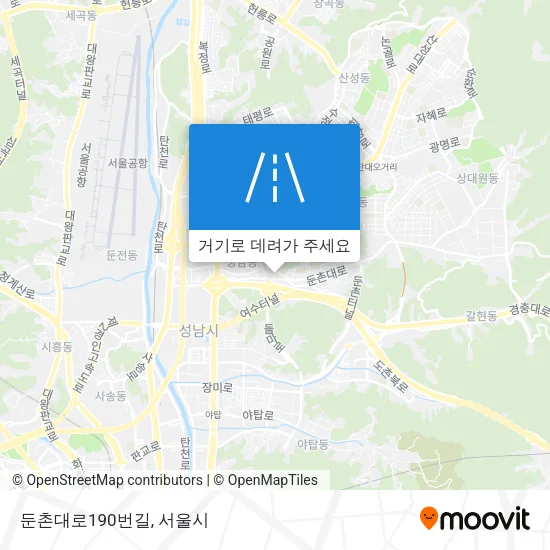 둔촌대로190번길 지도