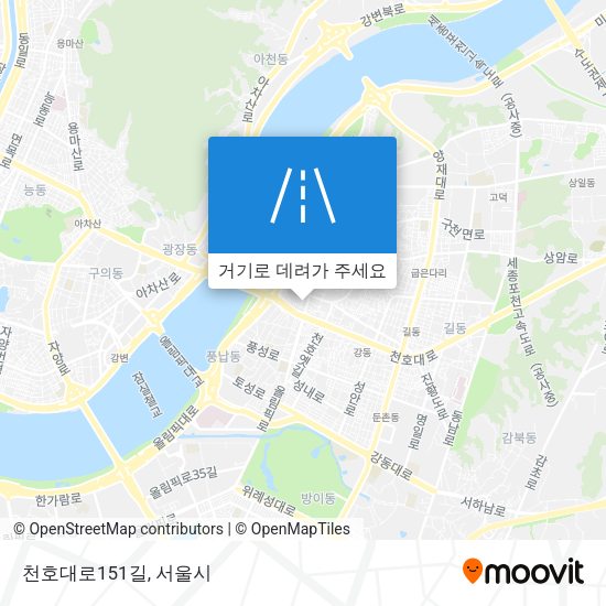 천호대로151길 지도