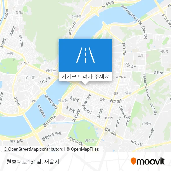 천호대로151길 지도