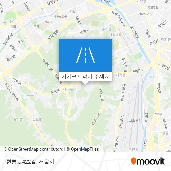 헌릉로422길 지도