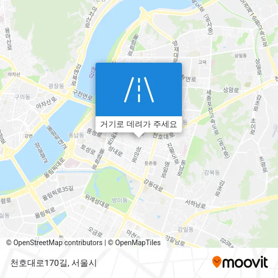 천호대로170길 지도