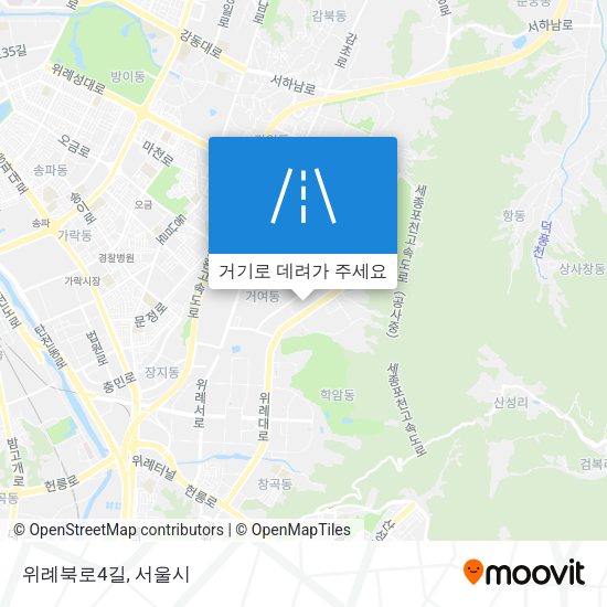위례북로4길 지도