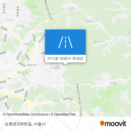 순환로226번길 지도