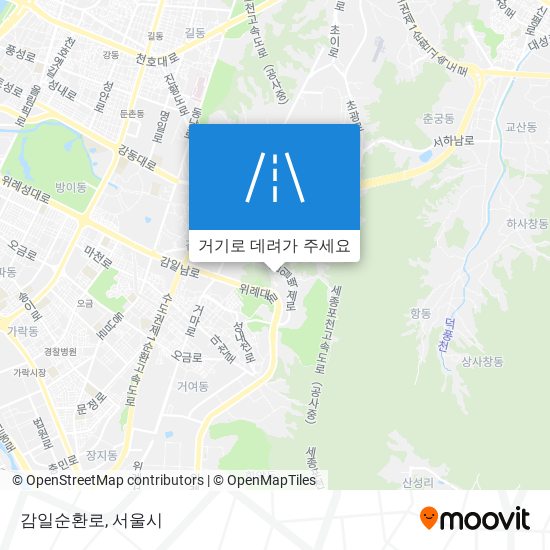 감일순환로 지도